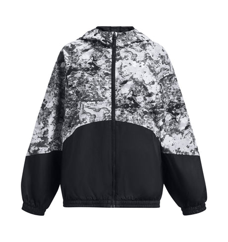 Under Armour Girls Woven Full-Zip Jacket - Water Repellent