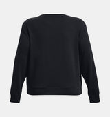 Under Armour Womens Rival Terry Long Sleeve Crew - Sweat Wicking
