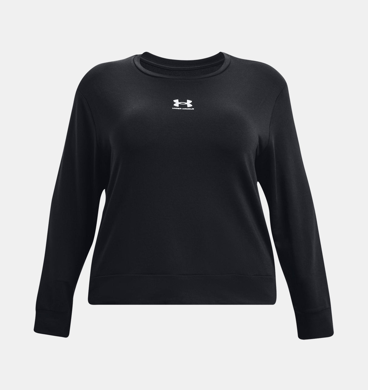 Under Armour Womens Rival Terry Long Sleeve Crew - Sweat Wicking