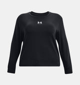 Under Armour Womens Rival Terry Long Sleeve Crew - Sweat Wicking
