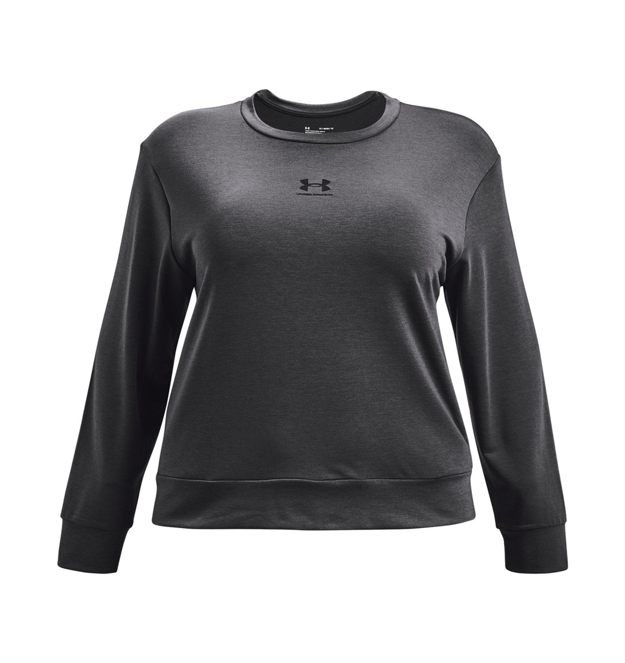 Under Armour Womens Rival Terry Long Sleeve Crew - Sweat Wicking