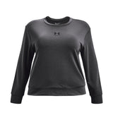 Under Armour Womens Rival Terry Long Sleeve Crew - Sweat Wicking