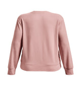 Under Armour Womens Rival Terry Long Sleeve Crew - Sweat Wicking