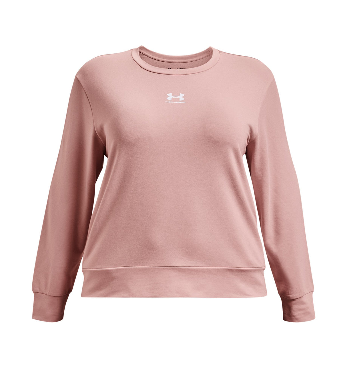 Under Armour Womens Rival Terry Long Sleeve Crew - Sweat Wicking