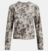Under Armour Womens Rival Terry Printed Crew - Sweat Wicking