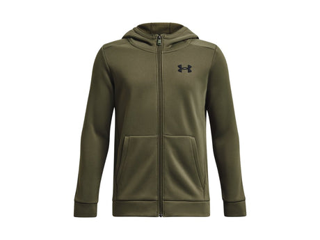 Under Armour Boys Armour Fleece Full-Zip Hoodie - Breathable and Stretchy