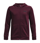 Under Armour Boys Armour Fleece Full-Zip Hoodie - Breathable and Stretchy