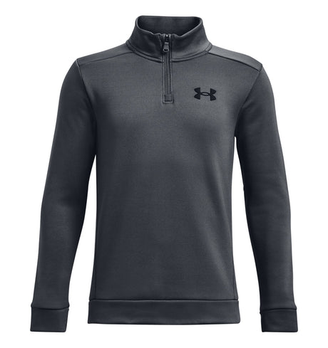Under Armour Boys Armour Fleece Quarter Zip - Breathable and Stretchy