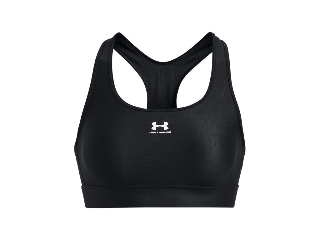 Under Armour Women HeatGear Mid Padless Sports Bra - Superior Comfort and Support