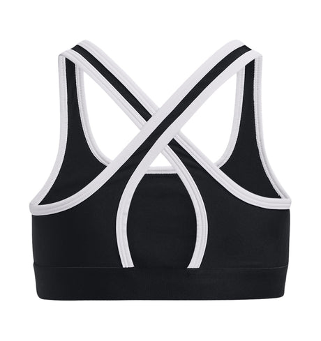 Under Armour Girls Crossback Graphic Sports Bra Apparel - 4-Way Stretch Material