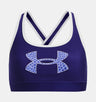 Under Armour Girls Crossback Graphic Sports Bra Apparel - 4-Way Stretch Material