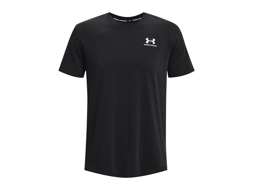 Under Armour Mens UA Logo Embroidered Heavyweight Short Sleeve T-Shirt - Soft Cotton Blend