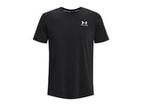 Under Armour Mens UA Logo Embroidered Heavyweight Short Sleeve T-Shirt - Soft Cotton Blend