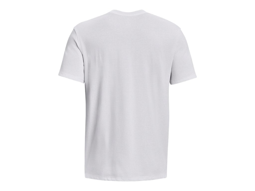 Under Armour Mens UA Logo Embroidered Heavyweight Short Sleeve T-Shirt - Soft Cotton Blend