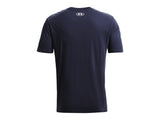 Under Armour Mens Wordmark Baseball Short Sleeve T-Shirt - Quick-Drying Cotton Blend
