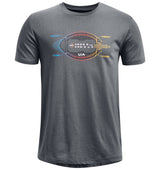 Under Armour Unisex Schematic Football Graphic T-Shirt - Quick-Drying Cotton Blend