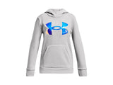 Under Armour Girls Armour Fleece Iridescent Big Logo Hoodie - Warm and Breathable