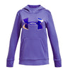 Under Armour Girls Armour Fleece Iridescent Big Logo Hoodie - Warm and Breathable