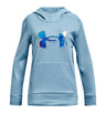Under Armour Girls Armour Fleece Iridescent Big Logo Hoodie - Warm and Breathable