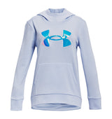 Under Armour Girls Armour Fleece Iridescent Big Logo Hoodie - Warm and Breathable