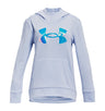 Under Armour Girls Armour Fleece Iridescent Big Logo Hoodie - Warm and Breathable