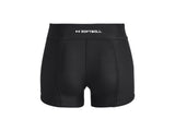 Under Armour Girls Utility Slider Shorts - Super-light HeatGear Fabric