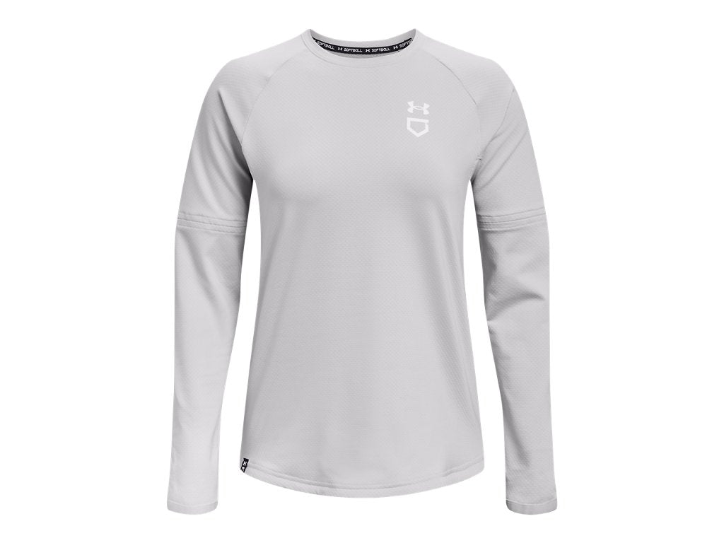 Under Armour Womens Utility Waffle Crew Pullover - Customizable Sleeves