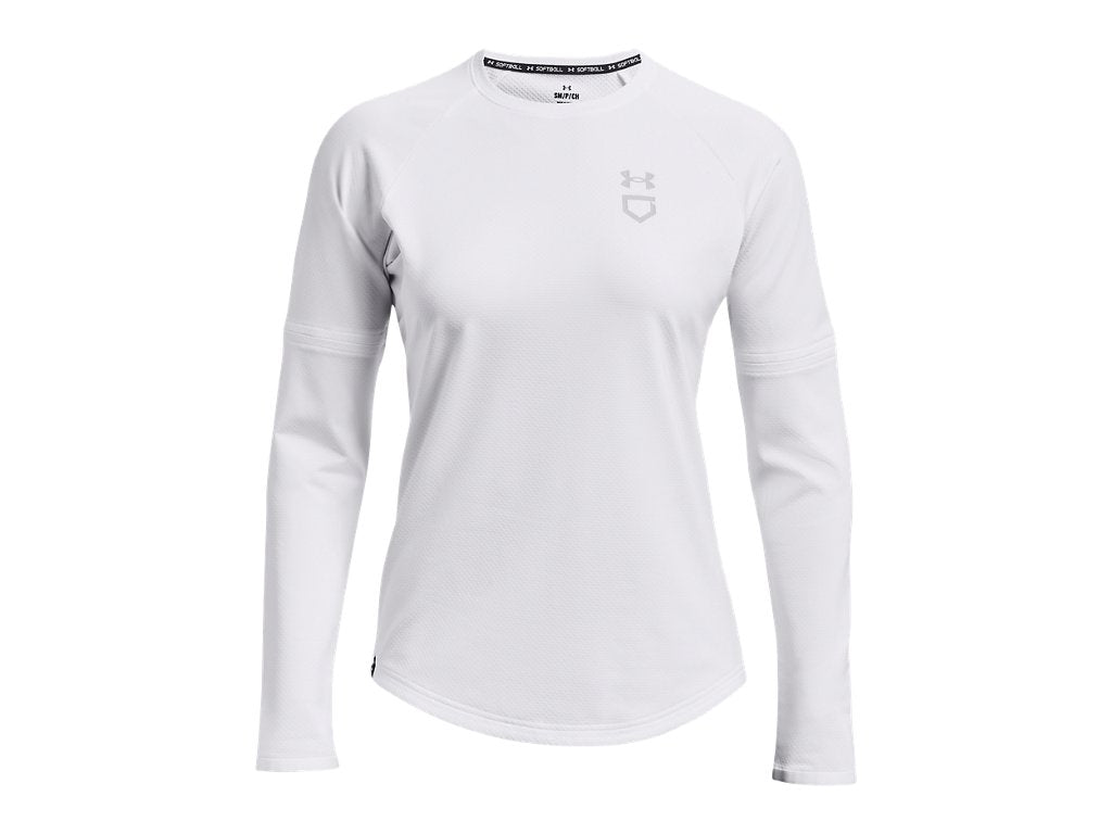 Under Armour Womens Utility Waffle Crew Pullover - Customizable Sleeves