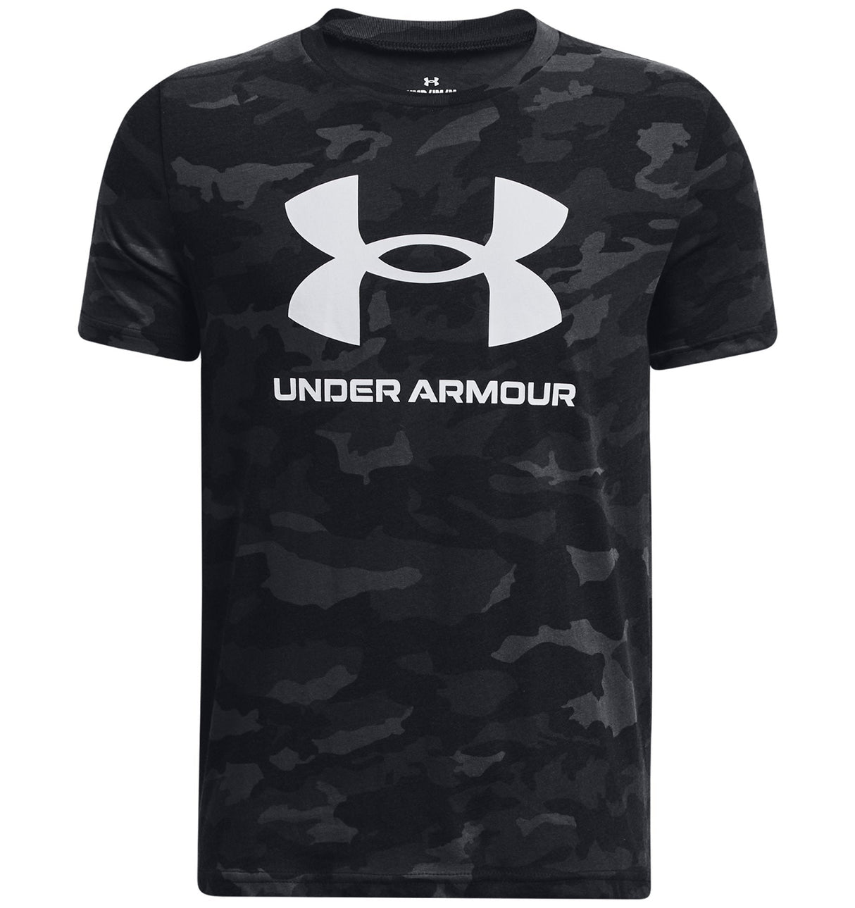 Under Armour Boys Logo Printed Short Sleeve T-Shirt - Quick-Drying Fabric