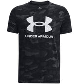 Under Armour Boys Logo Printed Short Sleeve T-Shirt - Quick-Drying Fabric