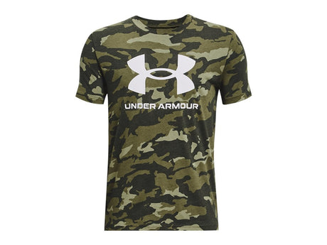 Under Armour Boys Logo Printed Short Sleeve T-Shirt - Quick-Drying Fabric