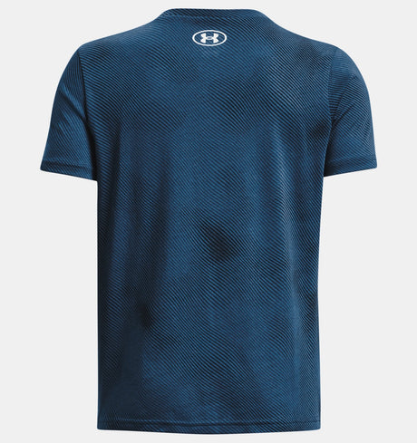 Under Armour Boys Logo Printed Short Sleeve T-Shirt - Quick-Drying Fabric