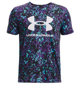 Under Armour Boys Logo Printed Short Sleeve T-Shirt - Quick-Drying Fabric