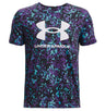 Under Armour Boys Logo Printed Short Sleeve T-Shirt - Quick-Drying Fabric