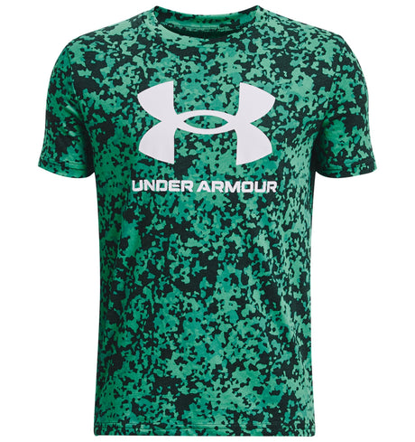 Under Armour Boys Logo Printed Short Sleeve T-Shirt - Quick-Drying Fabric