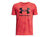 Under Armour Boys Logo Printed Short Sleeve T-Shirt - Quick-Drying Fabric