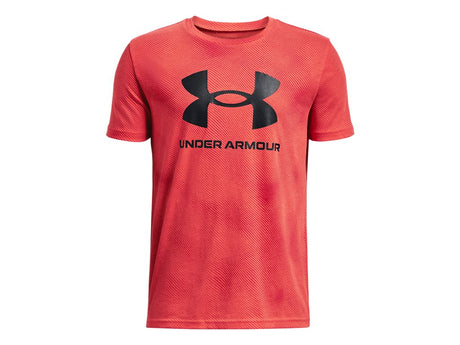 Under Armour Boys Logo Printed Short Sleeve T-Shirt - Quick-Drying Fabric
