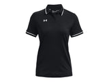 Under Armour Womens Team Tipped Polo - Breathable and Lightweight