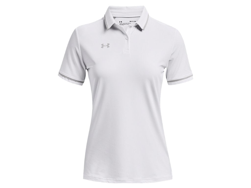 Under Armour Womens Team Tipped Polo - Breathable and Lightweight