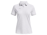 Under Armour Womens Team Tipped Polo - Breathable and Lightweight