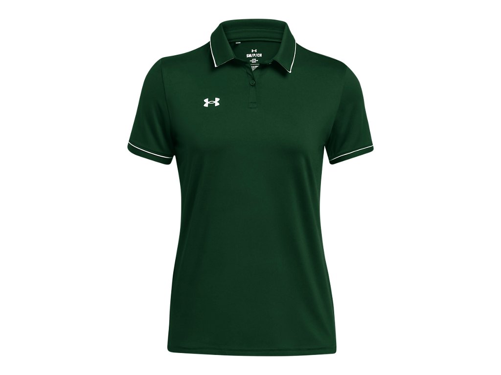 Under Armour Womens Team Tipped Polo - Breathable and Lightweight