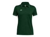 Under Armour Womens Team Tipped Polo - Breathable and Lightweight