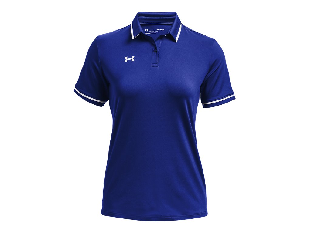 Under Armour Womens Team Tipped Polo - Breathable and Lightweight