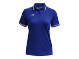 Under Armour Womens Team Tipped Polo - Breathable and Lightweight