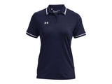 Under Armour Womens Team Tipped Polo - Breathable and Lightweight