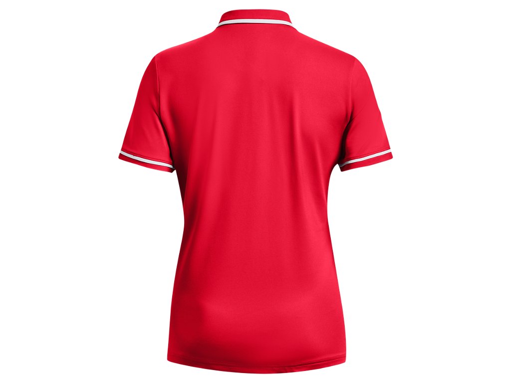 Under Armour Womens Team Tipped Polo - Breathable and Lightweight