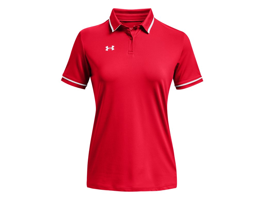 Under Armour Womens Team Tipped Polo - Breathable and Lightweight