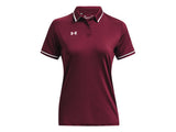 Under Armour Womens Team Tipped Polo - Breathable and Lightweight