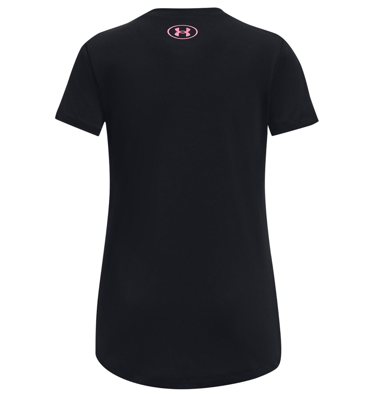 Under Armour Girls Tech Print Fill Big Logo Short Sleeve Shirt - Quick-Drying and Ultra-Soft