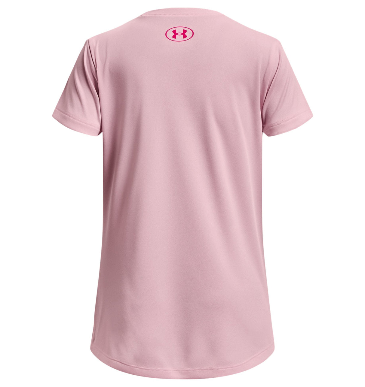 Under Armour Girls Tech Print Fill Big Logo Short Sleeve Shirt - Quick-Drying and Ultra-Soft